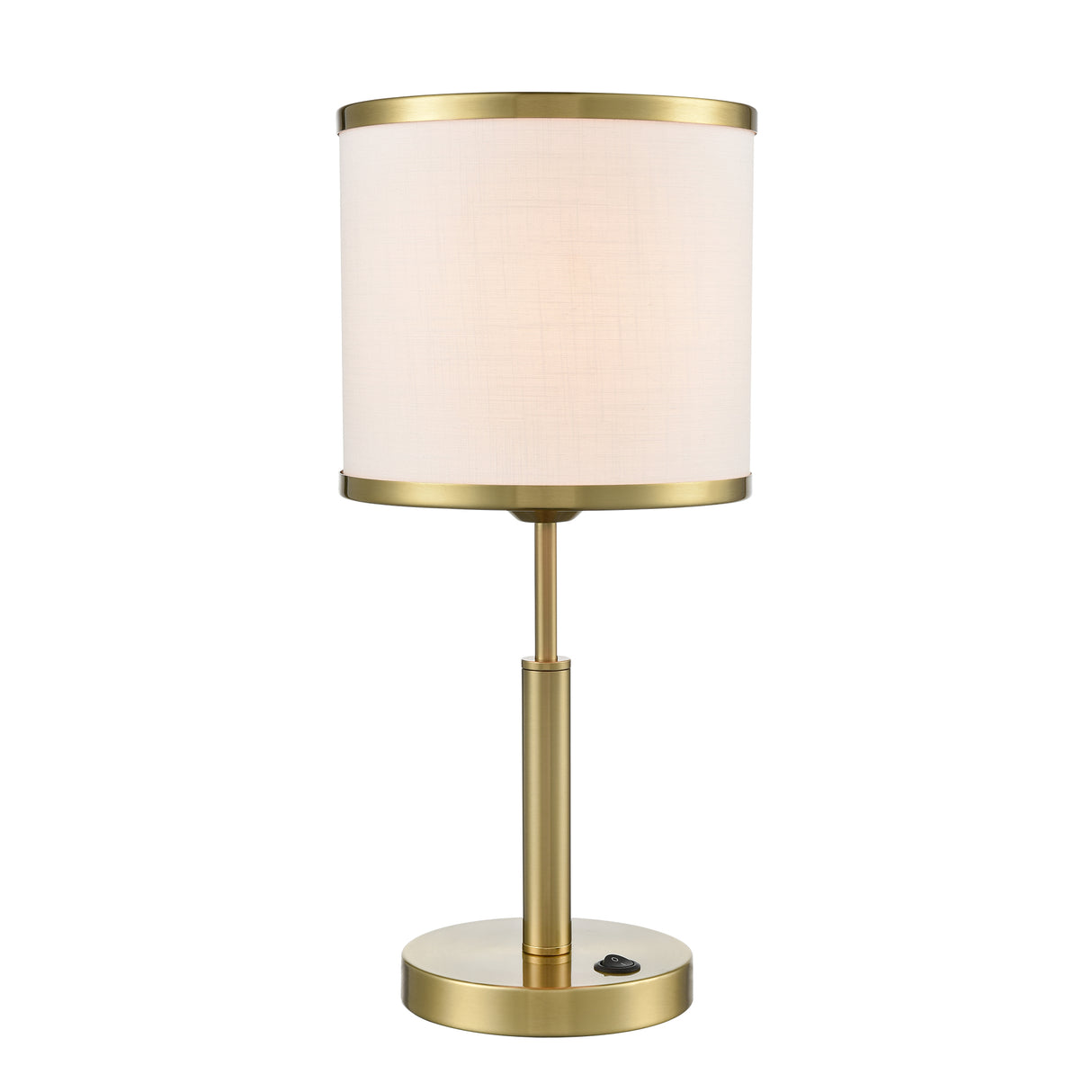Franklite Polaris Aged Brass Table Lamp