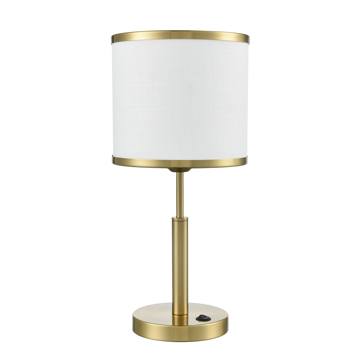 Franklite Polaris Aged Brass Table Lamp