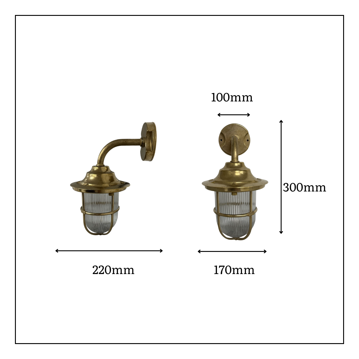 Lampfix Navigator Quinn Guard Outdoor Wall Lantern