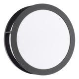 Dar Ratana Outdoor Wall Light Matt Black and Opal IP44