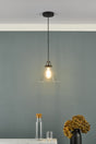 Dar Ray 1 Light Single Pendant Antique Nickel Clear Glass –  from Amos Lighting + Home