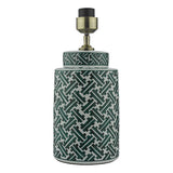 Dar Reese Ceramic Table Lamp Base Green & Blue Print –  from Amos Lighting + Home