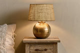 Nkuku Rasan Antique Brass Table Lamp