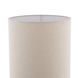 Dar Roetta Floor Lamp White and Natural With Shade