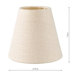 Dar Roren Natural Linen Empire Shade 14cm
