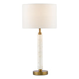 Dar Ruperta Table Lamp Antique Bronze and Marble With Shade