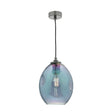 Dar Rogan Pendant Black & Iridised Glass –  from Amos Lighting + Home