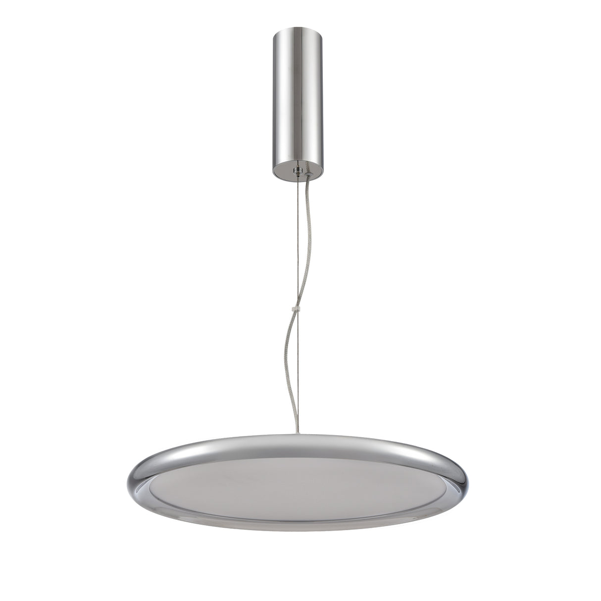 Franklite Roswell Polished Nickel LED Pendant Small