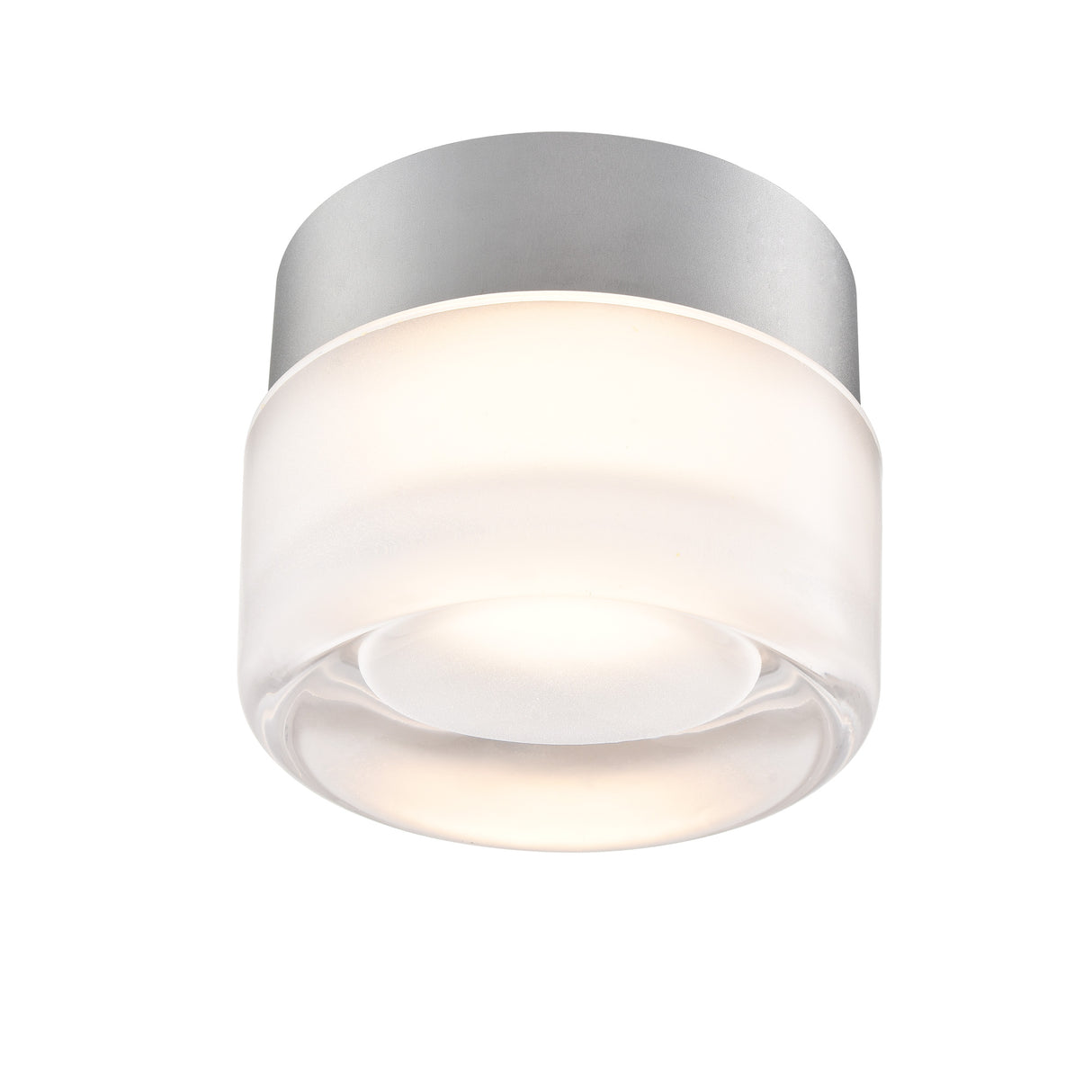 Franklite Roue Painted Grey LED Ceiling Light