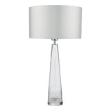 Dar Samara Table Lamp Base Clear Glass –  from Amos Lighting + Home