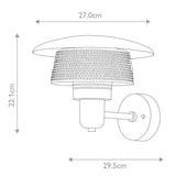 Elstead Saturne 1 Light Wall Lantern