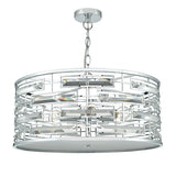 Dar Seville 6 Light Pendant Crystal Polished Chrome –  from Amos Lighting + Home