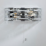 Dar Seville Wall Light Crystal & Polished Chrome –  from Amos Lighting + Home