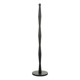 Dar Sierra Floor Lamp Black Wood with Shade –  from Amos Lighting + Home