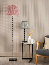 Dar Siyanda Table Lamp Black With Esther Green Shade