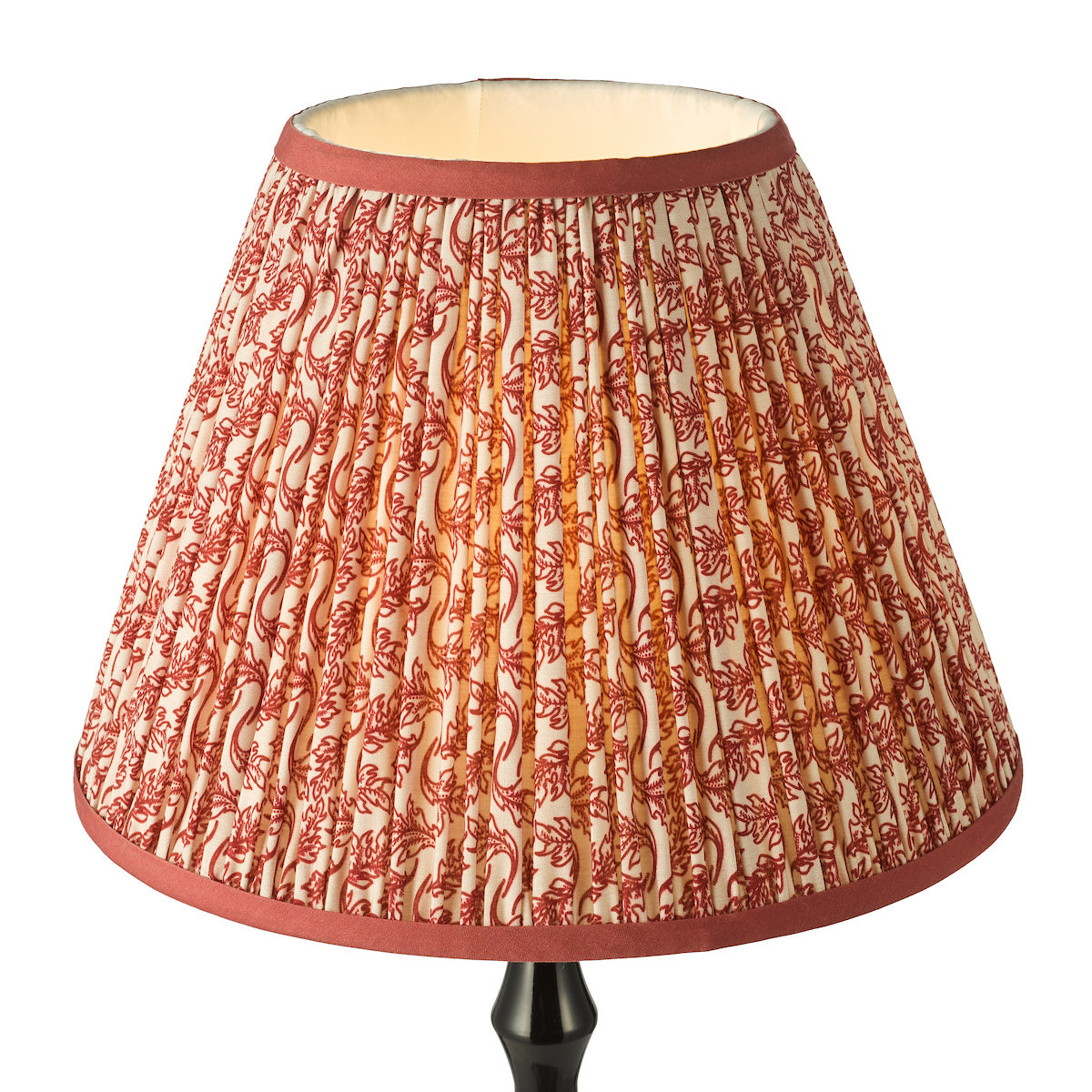Dar Siyanda Table Lamp Black With Esther Red Shade