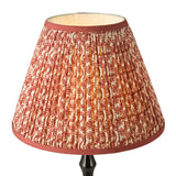 Dar Siyanda Table Lamp Black With Esther Red Shade