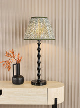 Dar Siyanda Table Lamp Satin Black Base Only