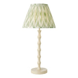 Dar Siyanda Table Lamp Cream With Ikat Green Shade
