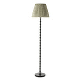 Dar Siyanda Floor Lamp Black With Esther Green Shade