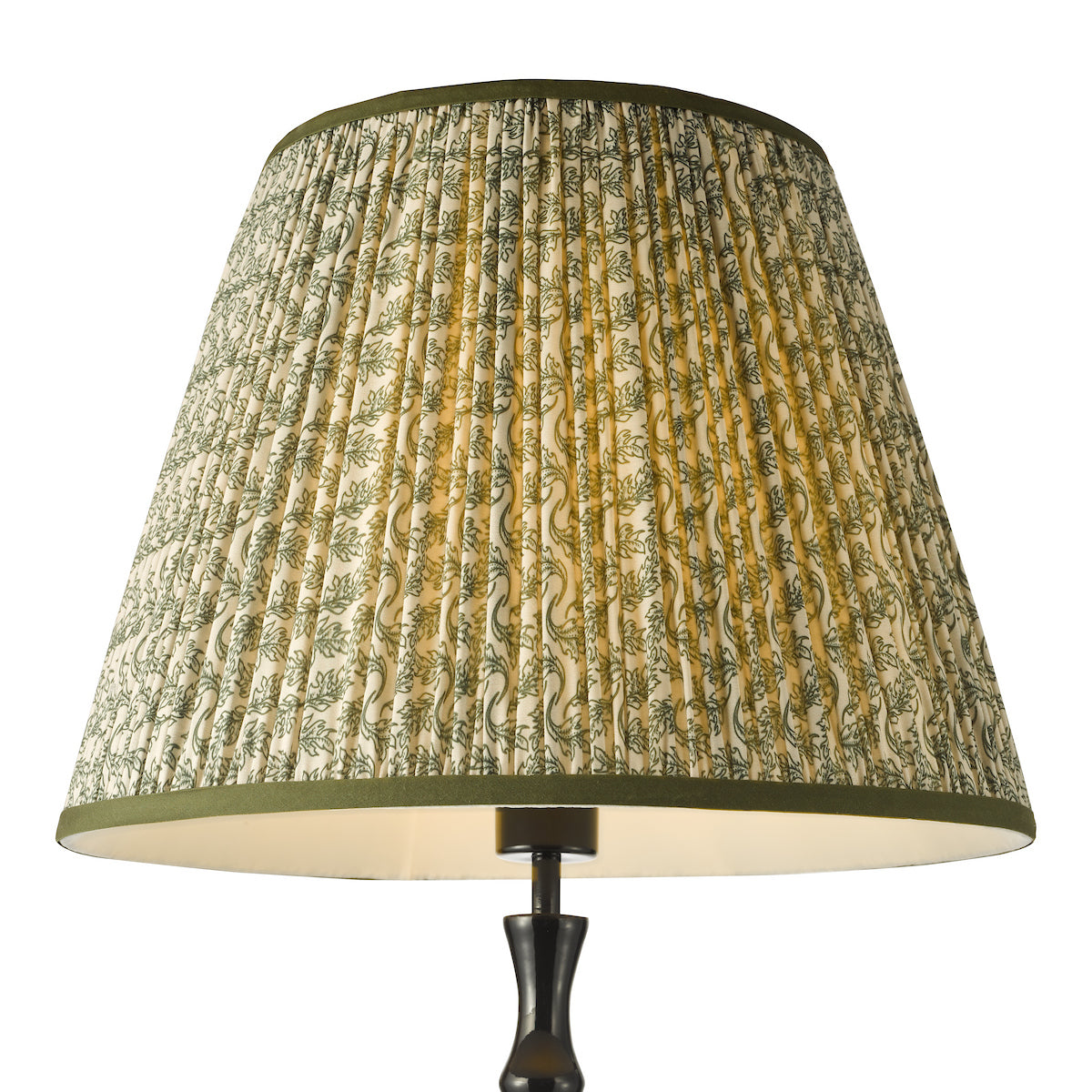 Dar Siyanda Floor Lamp Black With Esther Green Shade