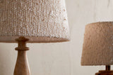 Nkuku Sakiti Boucle Lampshade Off White Small