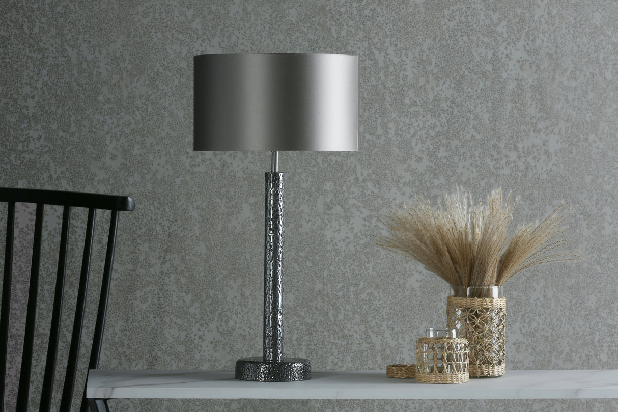 David Hunt Sloane Large Table Lamp Pewter Base Only