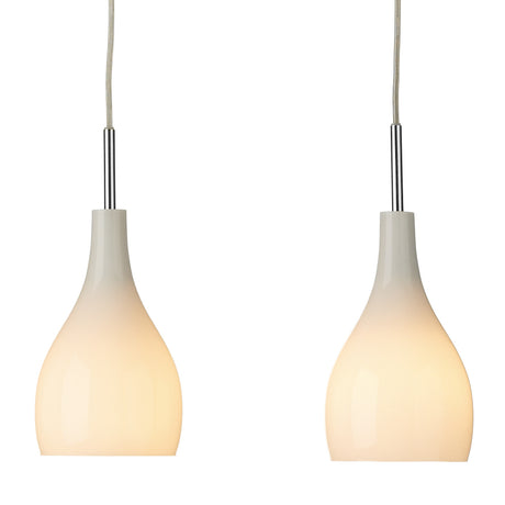 Dar Soho 3 Light Bar Pendant White –  from Amos Lighting + Home