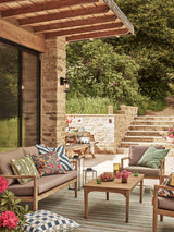 David Hunt Solent Outdoor Wall Light Black and Glass