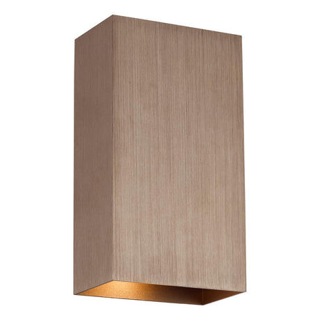 Dar Soven 2 Light Wall Light Satin Bronze