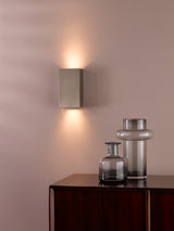 Dar Soven 2 Light Wall Light Satin Bronze