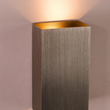 Dar Soven 2 Light Wall Light Satin Bronze
