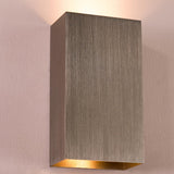 Dar Soven 2 Light Wall Light Satin Bronze