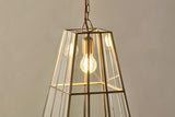 Nkuku Solan Glass Lantern Pendant