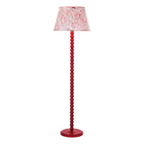 Dar Spool Floor Lamp Gloss Red Base from Amos Lighting + Home