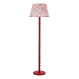 Dar Spool Floor Lamp Gloss Red Base from Amos Lighting + Home