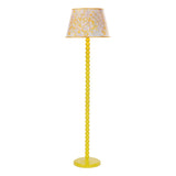 Dar Spool Floor Lamp Gloss Yellow Base from Amos Lighting + Home