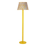 Dar Spool Floor Lamp Gloss Yellow Base from Amos Lighting + Home