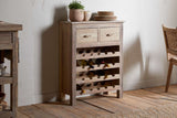 Nkuku Shanthi Reclaimed Wood Wine Rack Natural