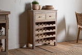 Nkuku Shanthi Reclaimed Wood Wine Rack Natural