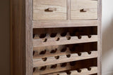 Nkuku Shanthi Reclaimed Wood Wine Rack Natural