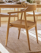 Garden Trading Ellwood Dining Chair Oak Wood