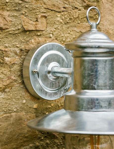 Garden Trading St Ives Ships Light - Galvanised Steel, Silver