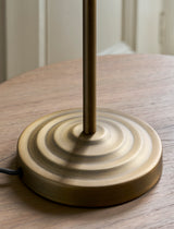 Garden Trading Peartree Table Lamp with Shade Antique Bronze