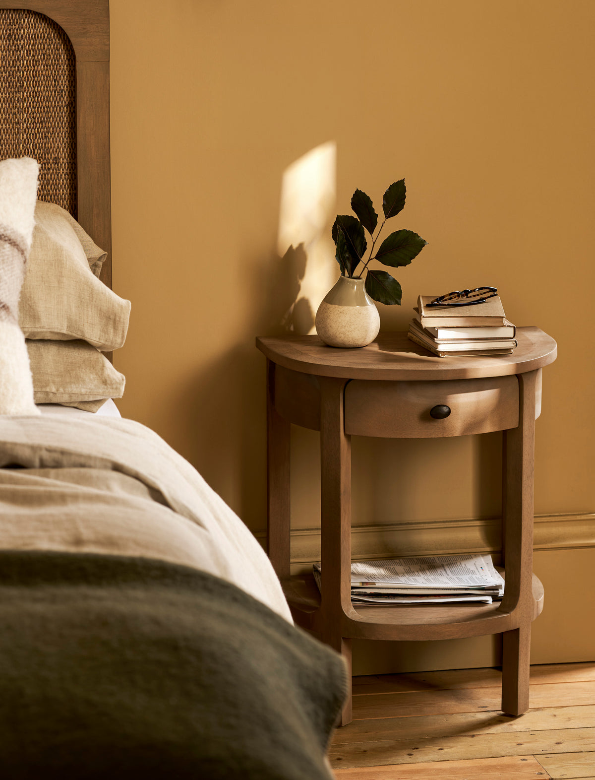 Garden Trading Serrington Side Table - Bayur Wood, Natural