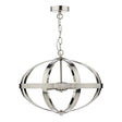 Dar Symbol 3 Light Pendant Satin Chrome –  from Amos Lighting + Home