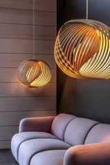 Secto Adilo 8200 Fold Out Pendant Lamp Natural Birch