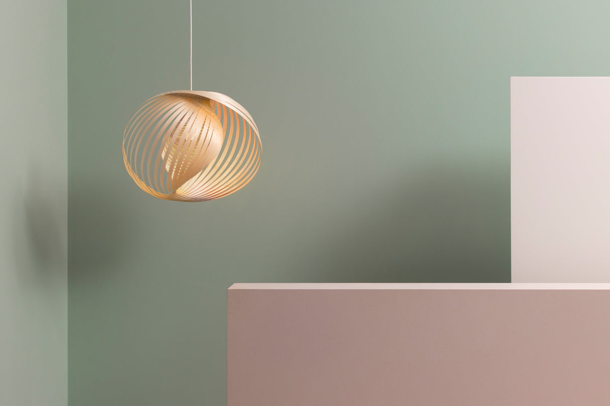Secto Adilo 8200 Fold Out Pendant Lamp Natural Birch