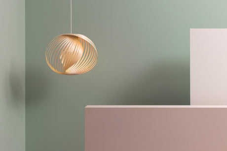 Secto Adilo 8200 Fold Out Pendant Lamp Natural Birch