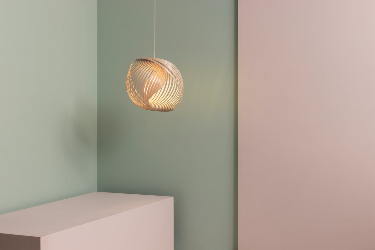 Secto Adilo 8201 Fold Out Small Pendant Lamp Natural Birch